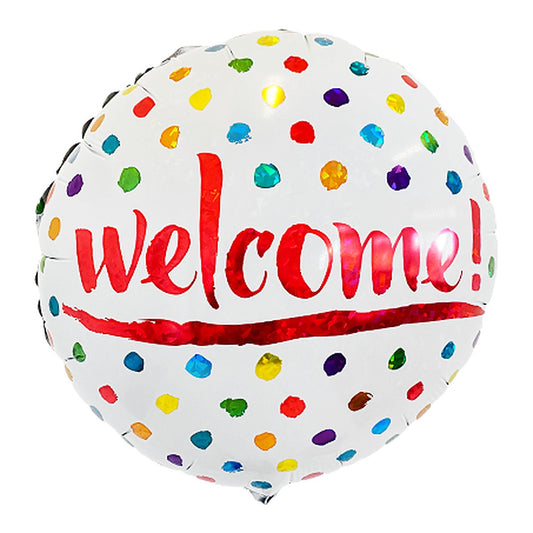 Welcome Folienballon – Grösse: Midi · ungefüllt