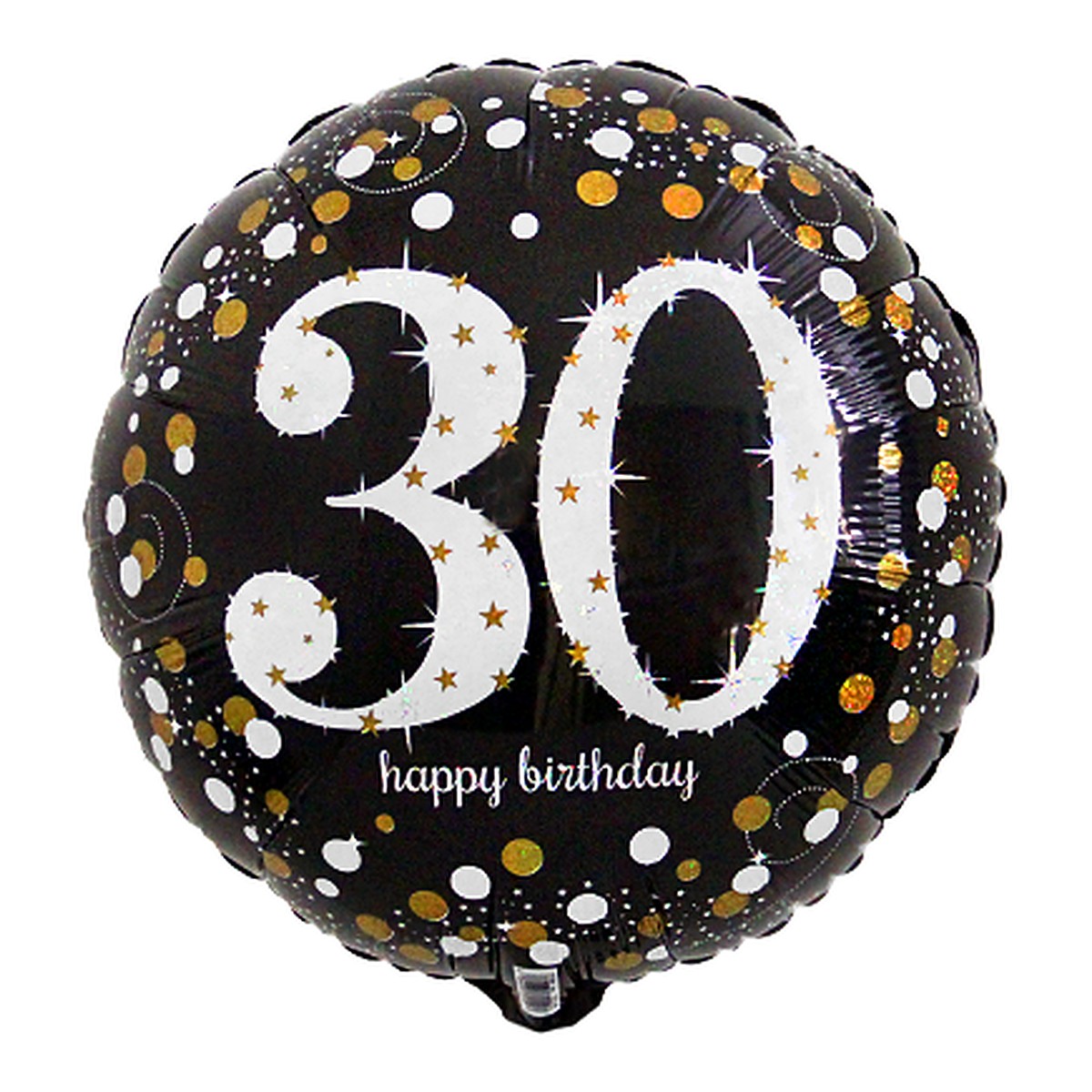 Geburtstagsballon Elegant – Alter wählbar – Alter 30