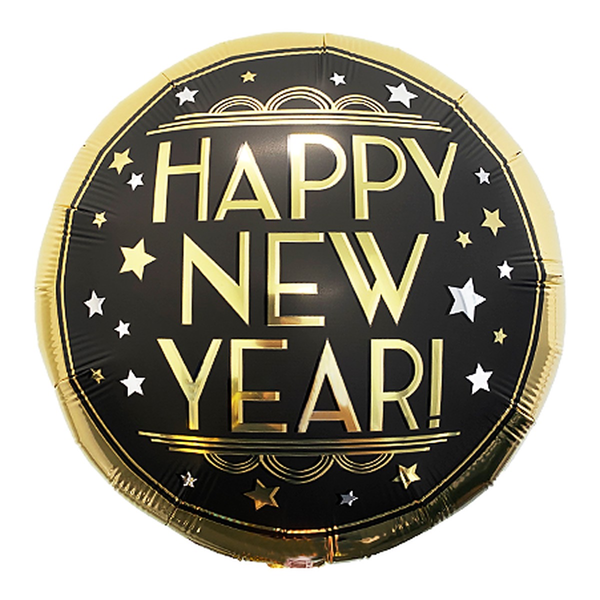 Happy New Year Folienballon – Grösse: Midi · ungefüllt
