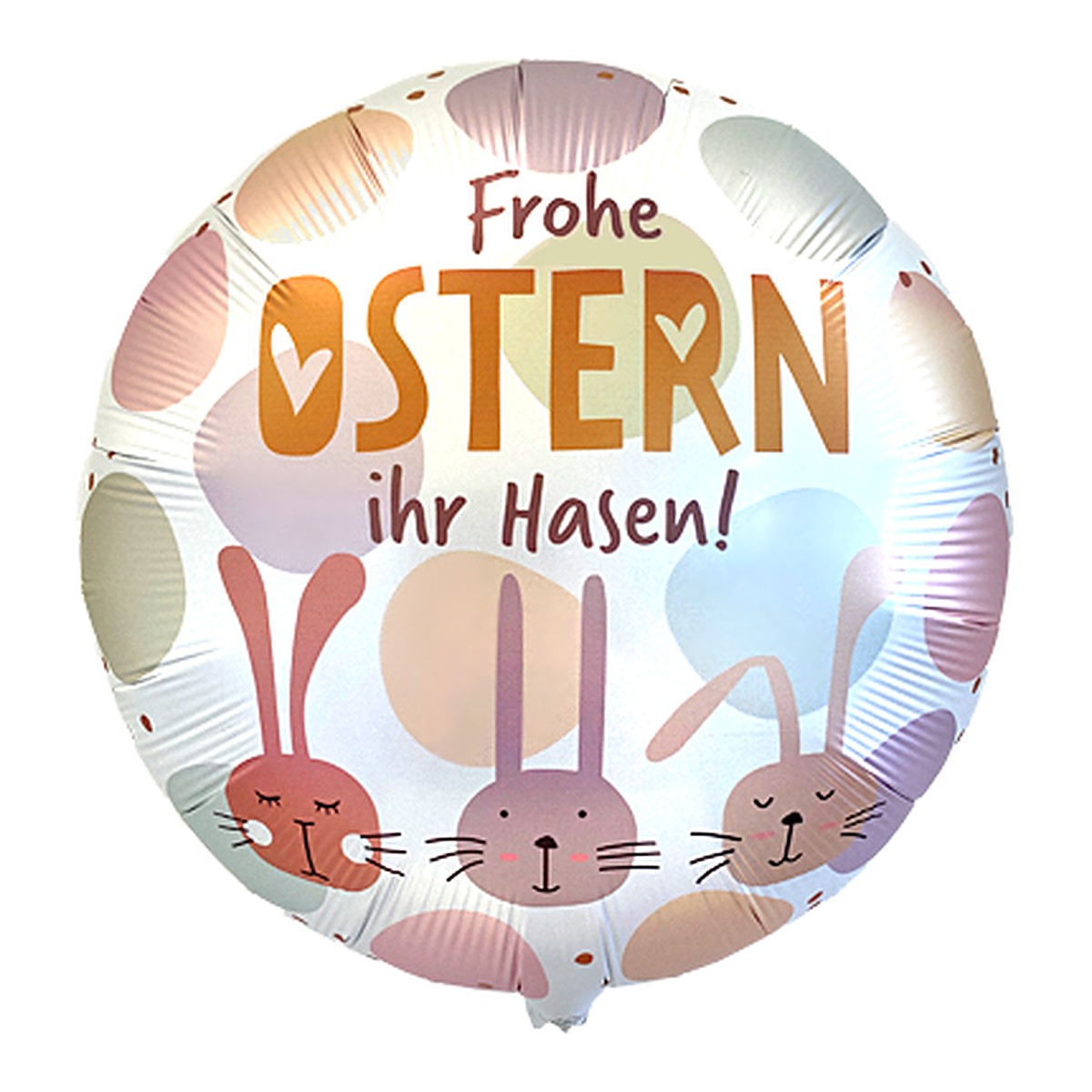 Ostern Hasen Folienballon – Grösse: Midi · ungefüllt