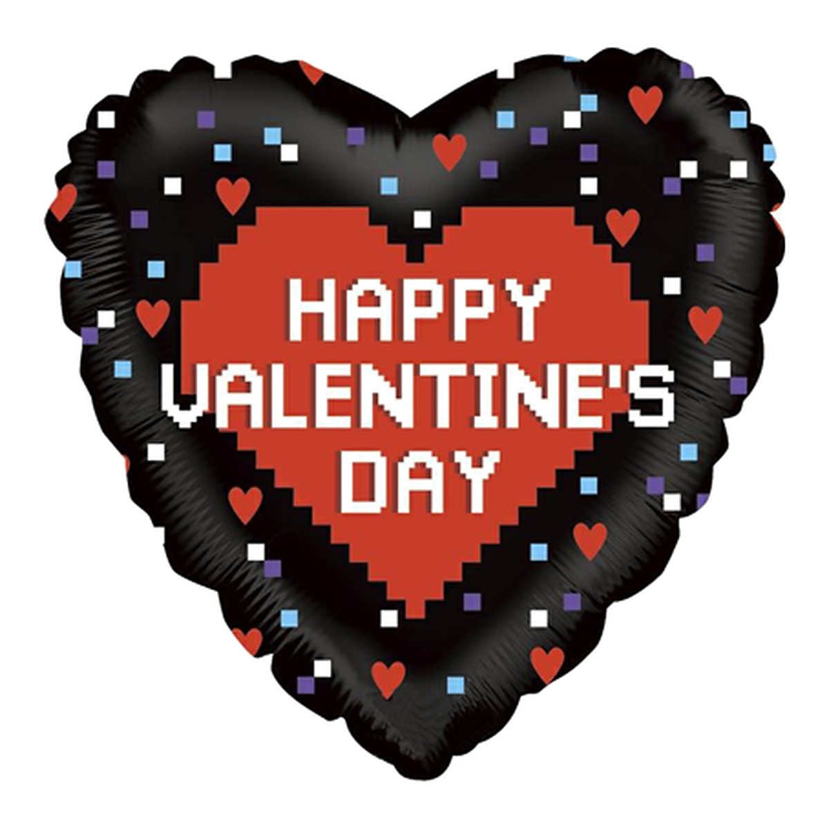 Happy Valentines Day Folienballon – Grösse: Midi · ungefüllt
