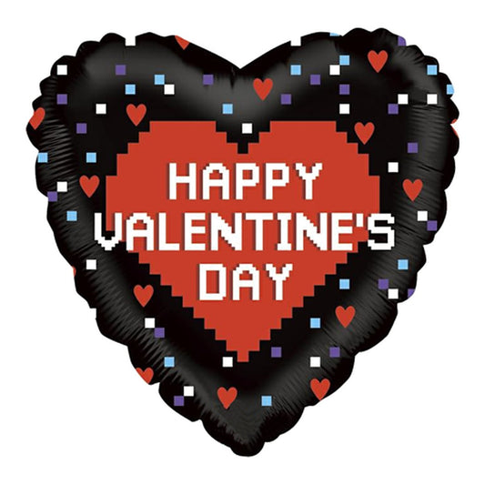 Happy Valentines Day Folienballon – Grösse: Midi · ungefüllt