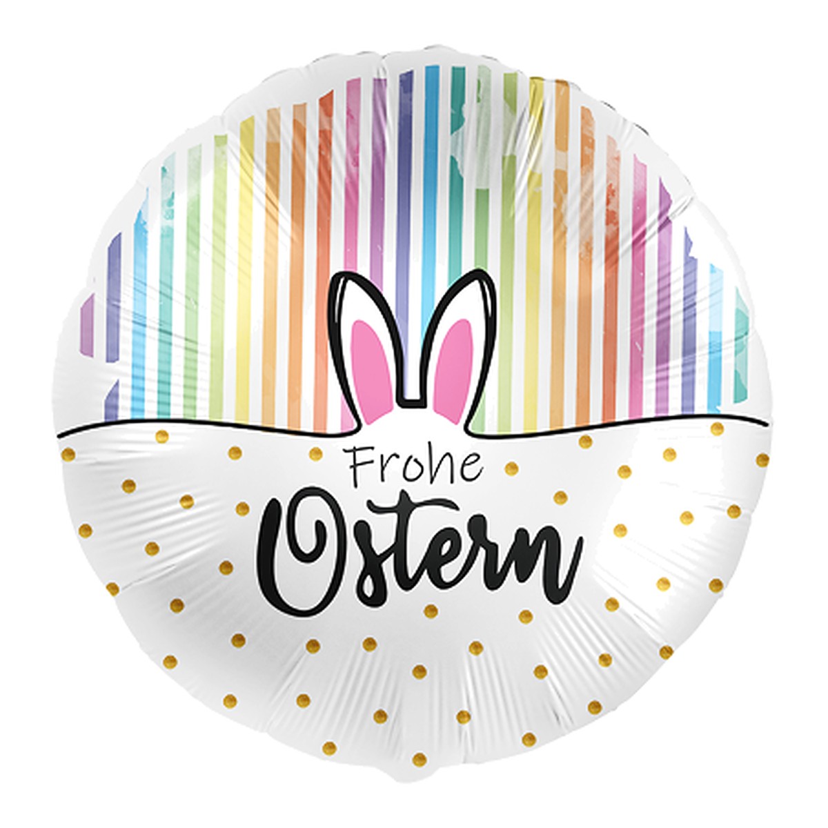 Ostern farbig Folienballon – Grösse: Midi · mit Helium aufgeblasen