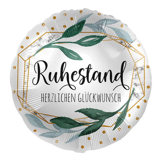 Ruhestand Glückwunsch Folienballon – Grösse: Midi · ungefüllt