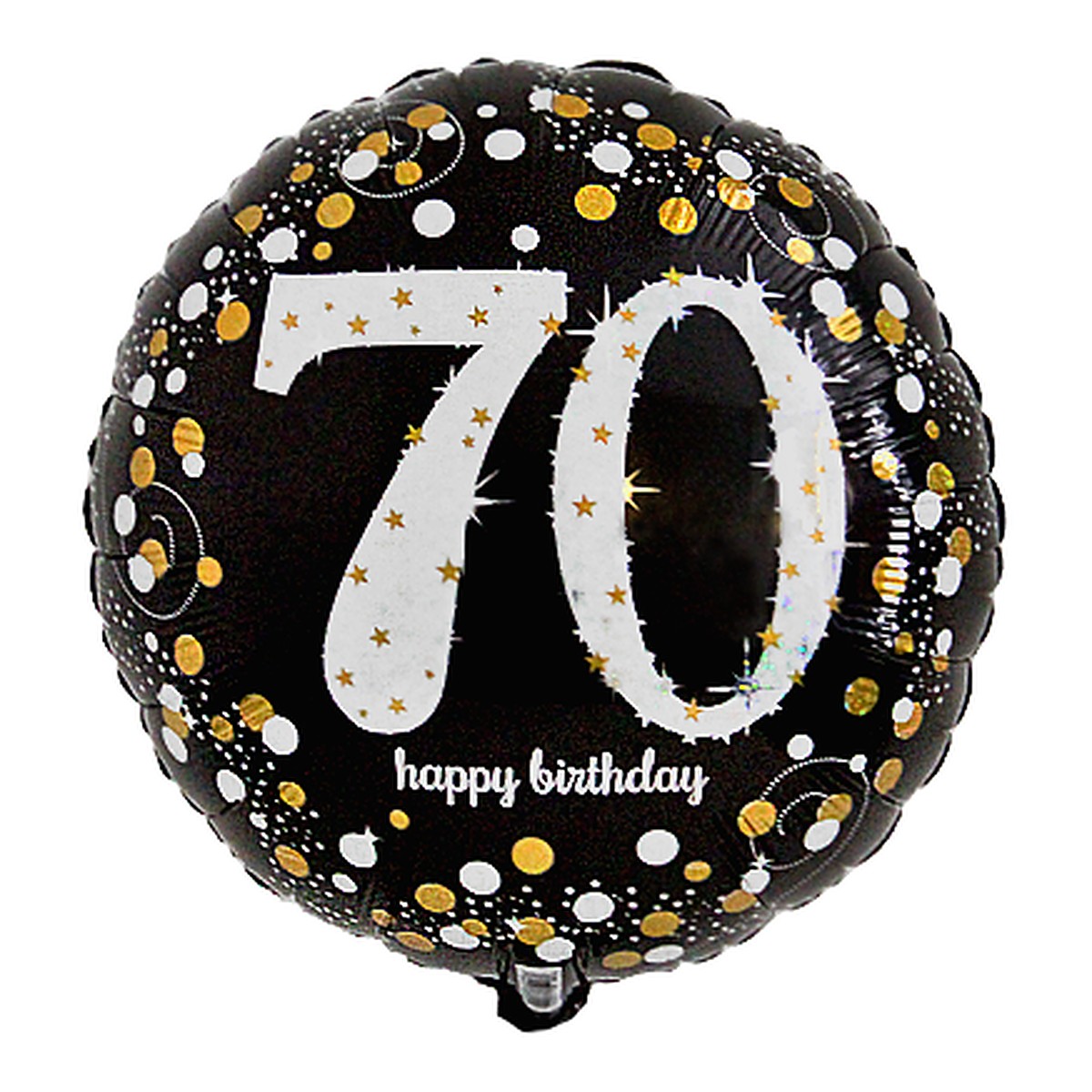 Geburtstagsballon Elegant – Alter wählbar – Alter 70