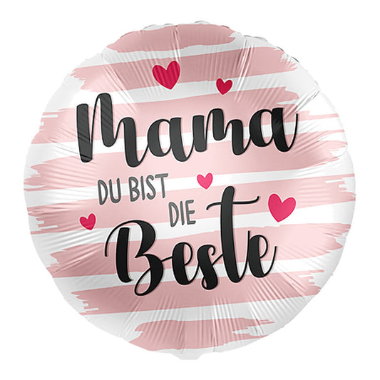 Mama die Beste Folienballon – Grösse: Midi · ungefüllt