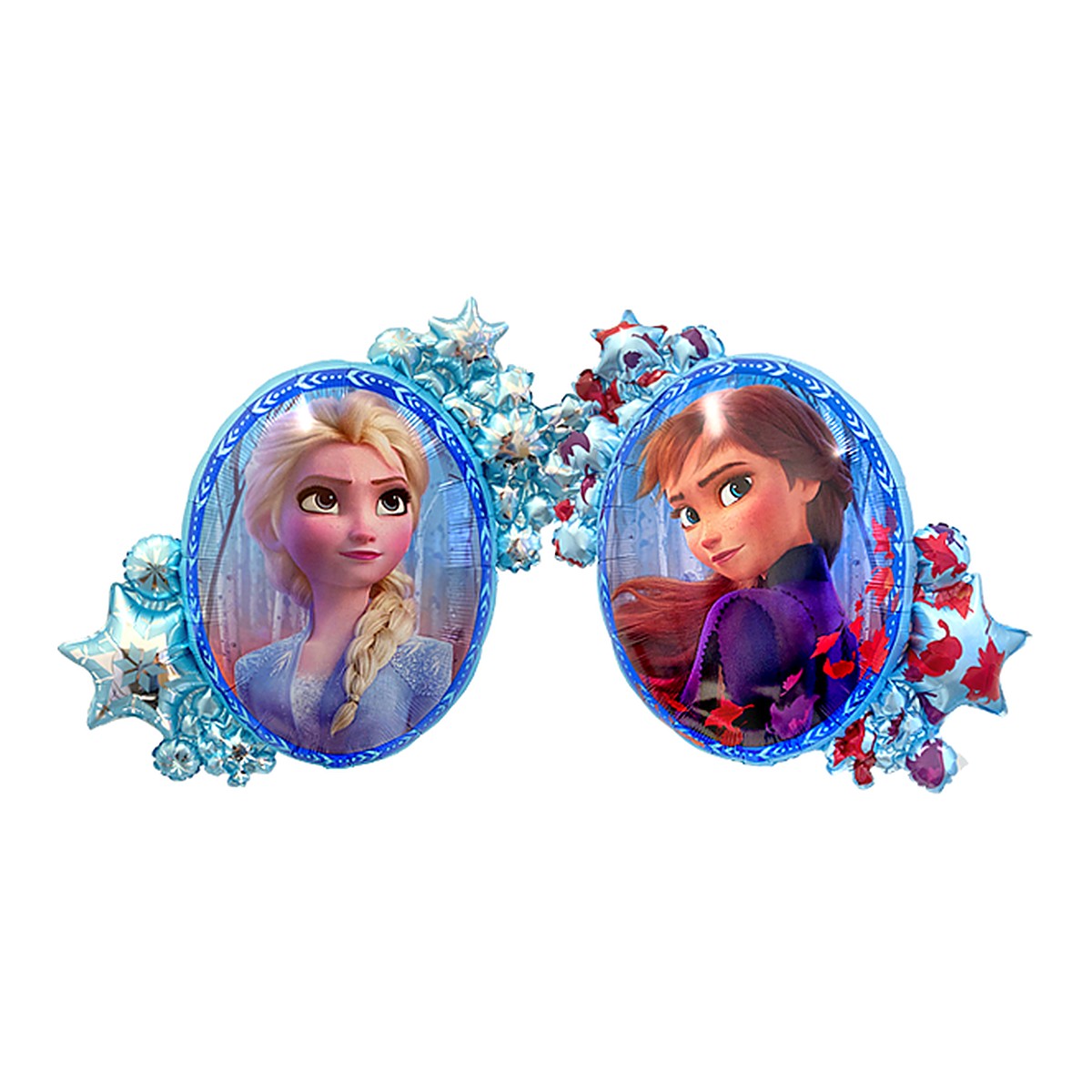 Anna & Elsa Eiskönigin Folienballon – Grösse: Maxi · ungefüllt