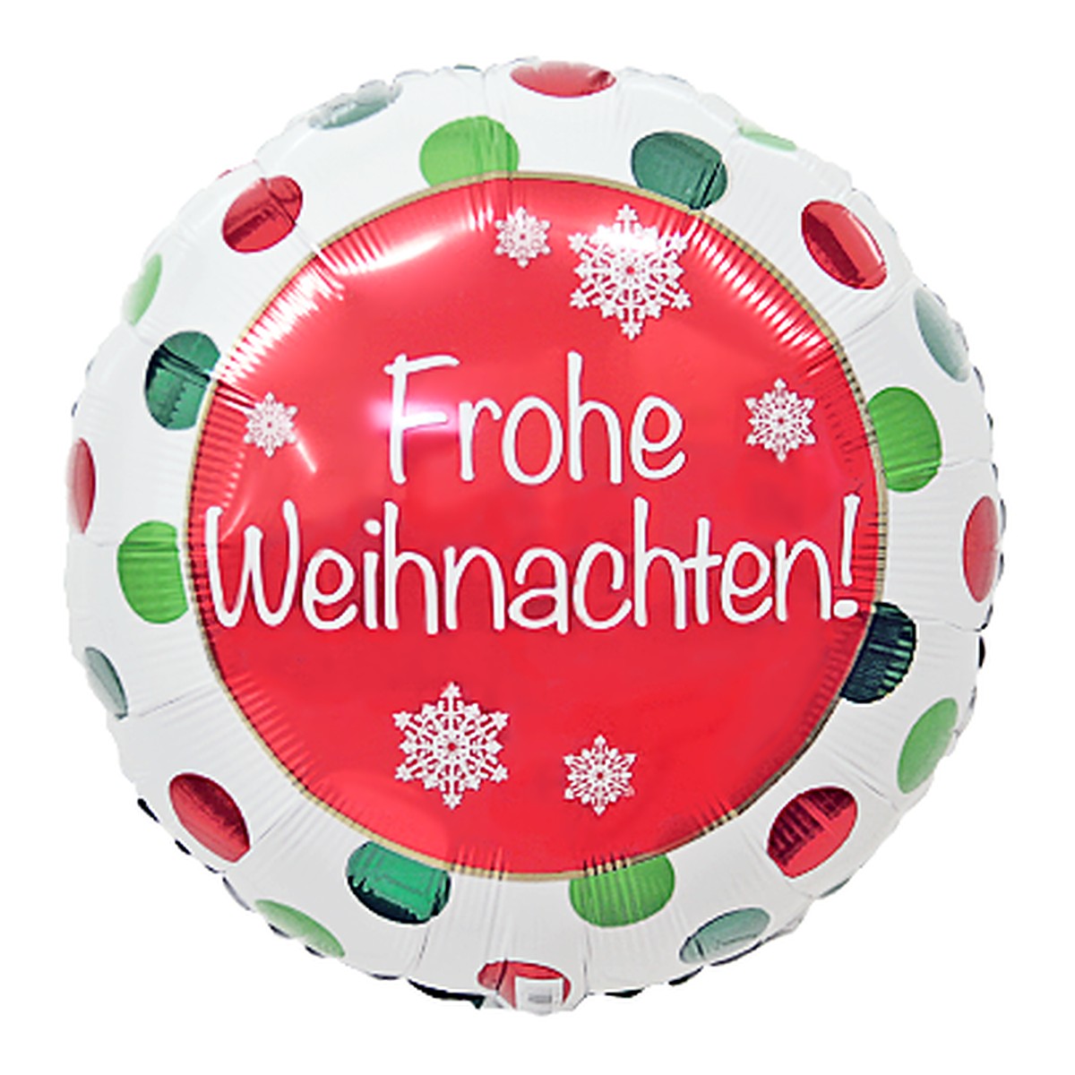 Frohe Weihnachten Folienballon – Grösse: Midi · ungefüllt