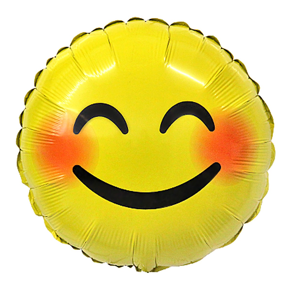 Emoji Lächeln Folienballon – Grösse: Midi · ungefüllt