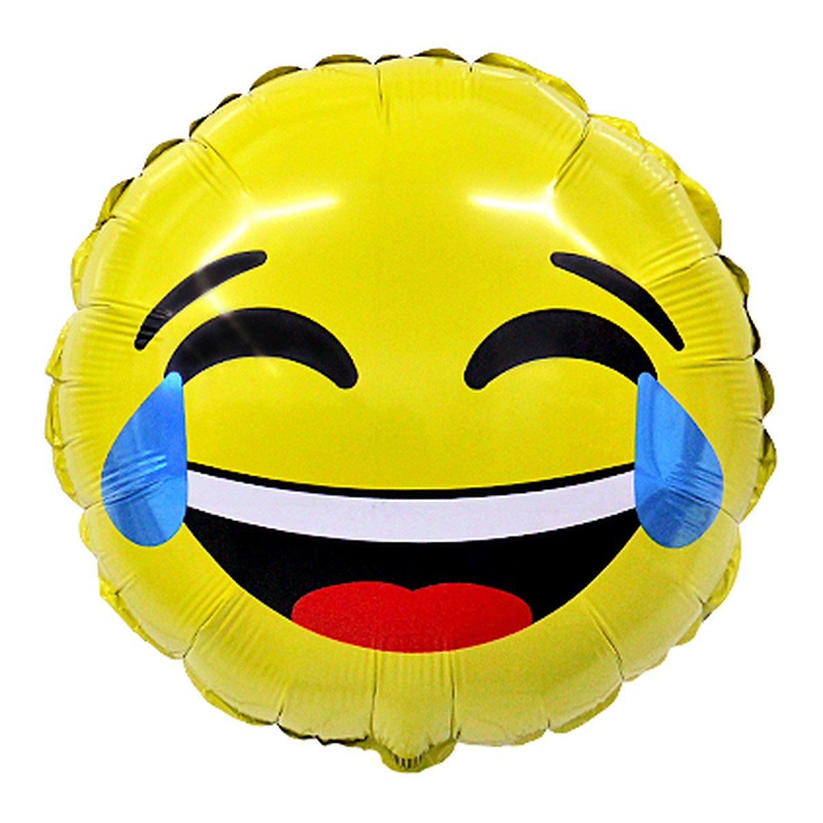 Emoji Tränen Folienballon – Grösse: Midi · ungefüllt