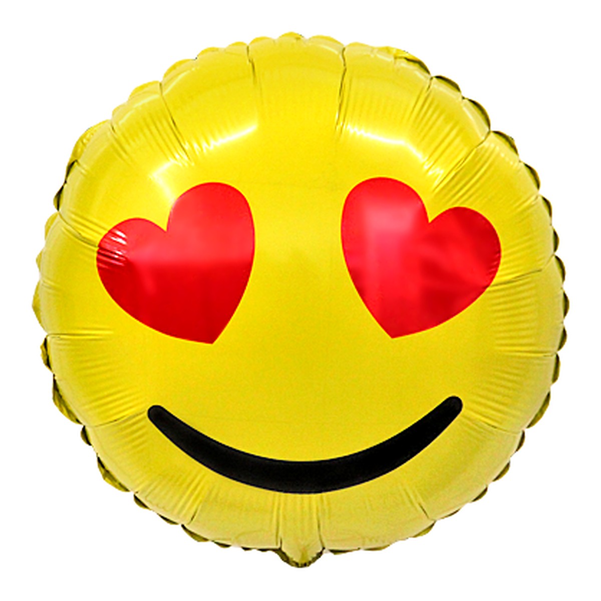Emoji Liebe Folienballon – Grösse: Midi · ungefüllt