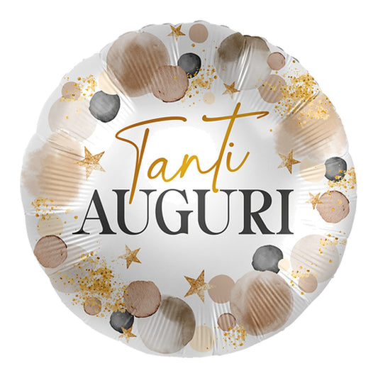 Tanti Auguri Folienballon – Grösse: Midi · ungefüllt