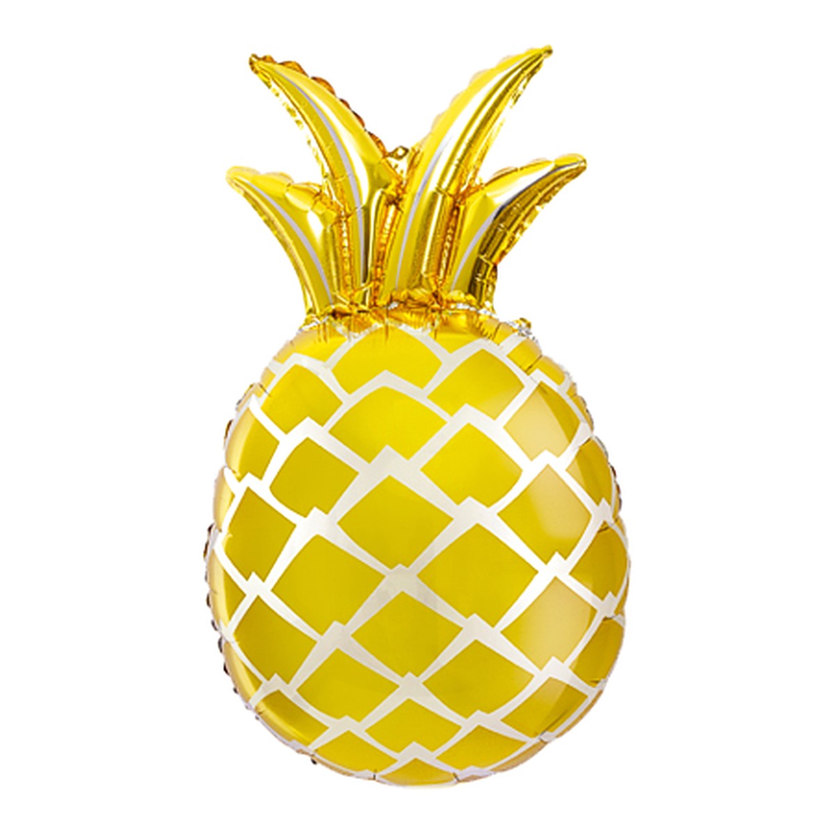 Ananas Folienballon – Grösse: Midi · ungefüllt