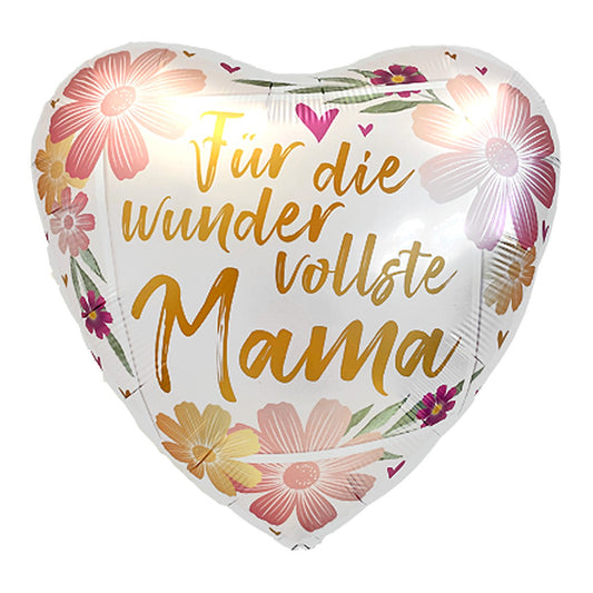 Wundervollste Mama Folienballon – Grösse: Midi · ungefüllt