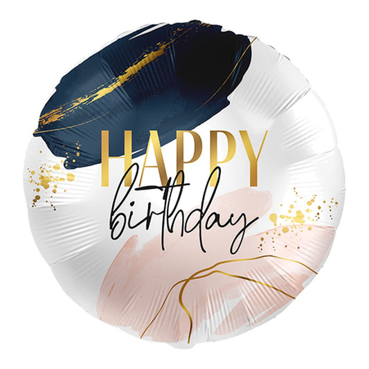 Birthday Naturale Vibes Folienballon – Grösse: Midi · ungefüllt