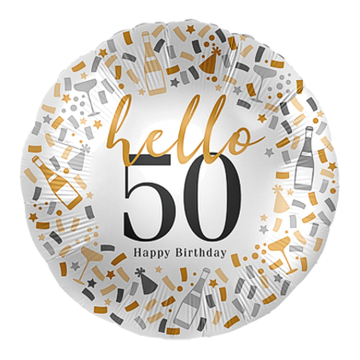 Birthday Hello Geburtstagsballon – Alter wählbar – Alter 50