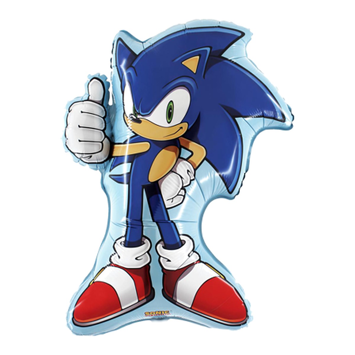 Sonic Folienballon – Grösse: Maxi · ungefüllt