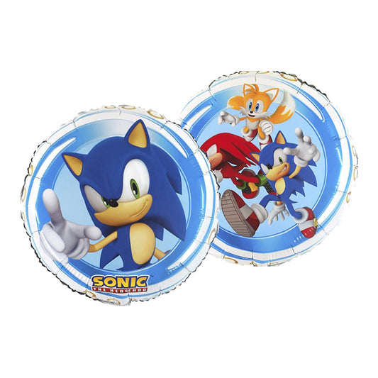 Sonic Team Folienballon – Grösse: Midi · ungefüllt