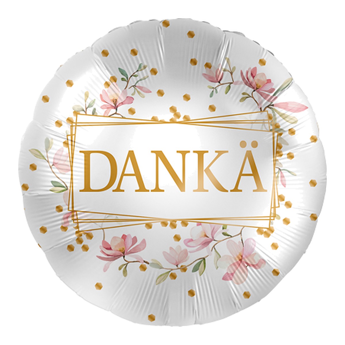Dankä Folienballon – Grösse: Midi · ungefüllt