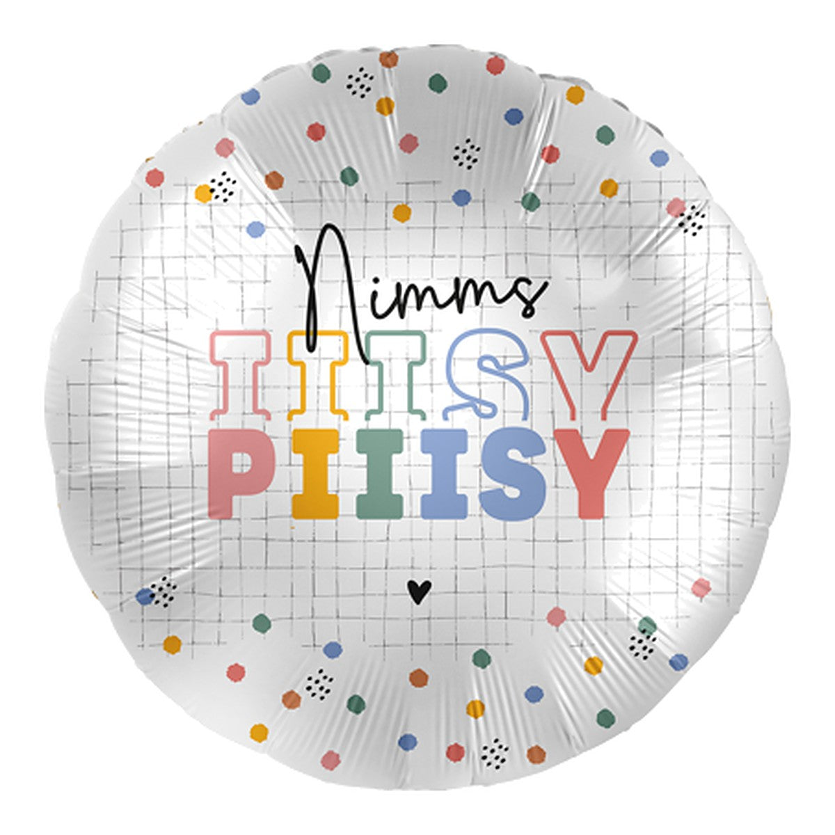 Nimms iiisy Folienballon – Grösse: Midi · ungefüllt