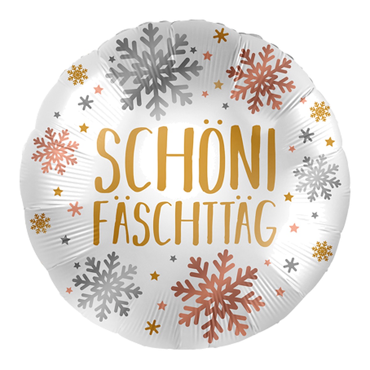 Schöni Fäschttäg Folienballon – Grösse: Midi · ungefüllt