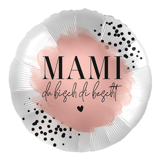 Mami di Bescht Folienballon – Grösse: Maxi · ungefüllt