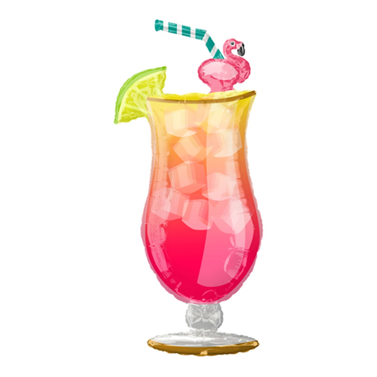 Cocktail Folienballon – Grösse: Maxi · ungefüllt