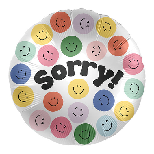 Sorry Folienballon – Grösse: Midi · ungefüllt