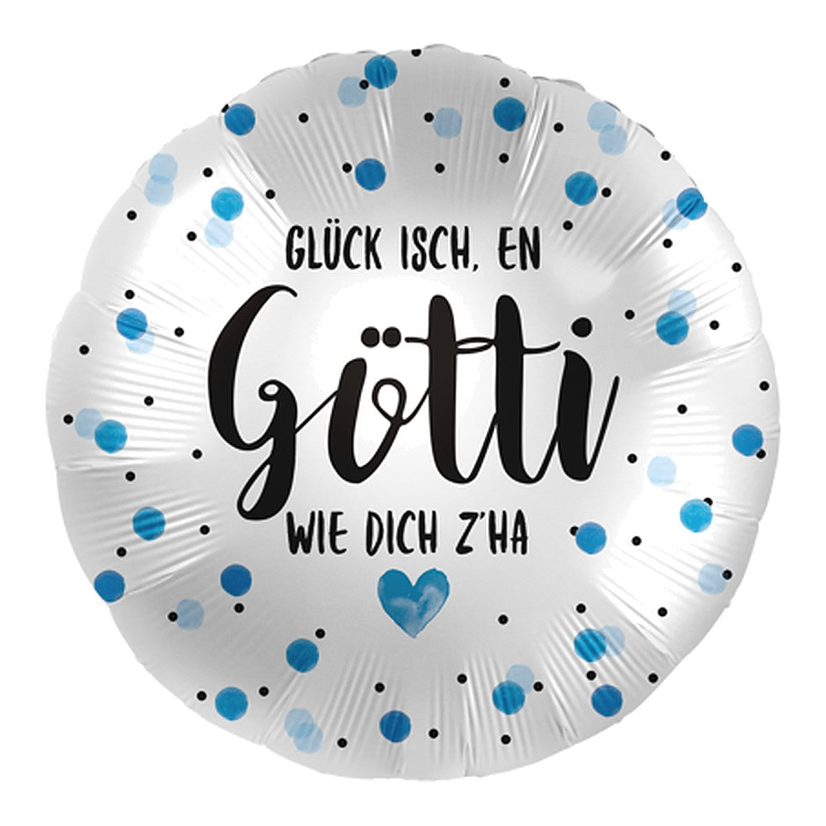 Götti Folienballon – Grösse: Midi · ungefüllt