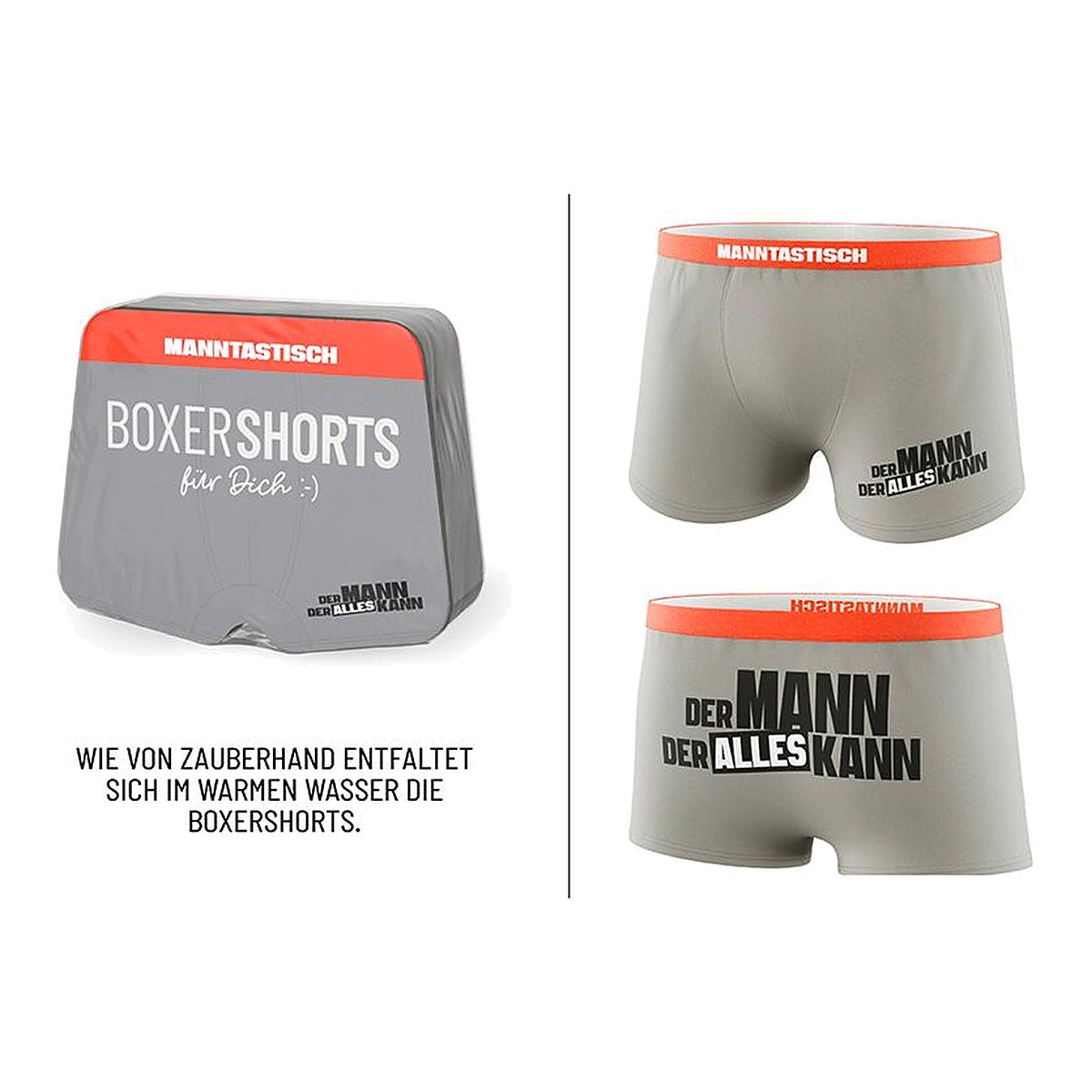 Boxershorts Gr. M/L Mann kann – Boxershorts von la vida