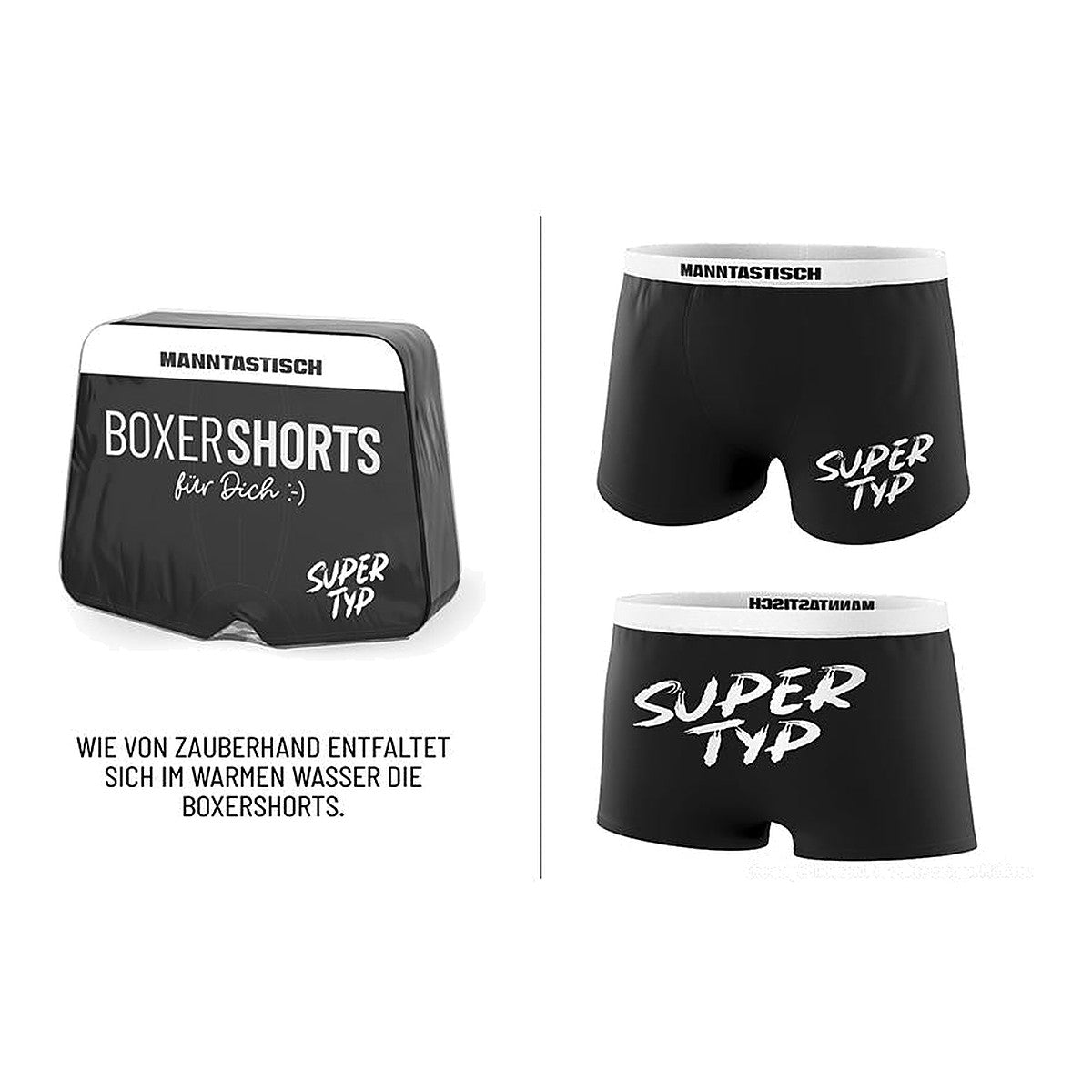 Boxershorts Gr. M/L Supertyp – Boxershorts von la vida