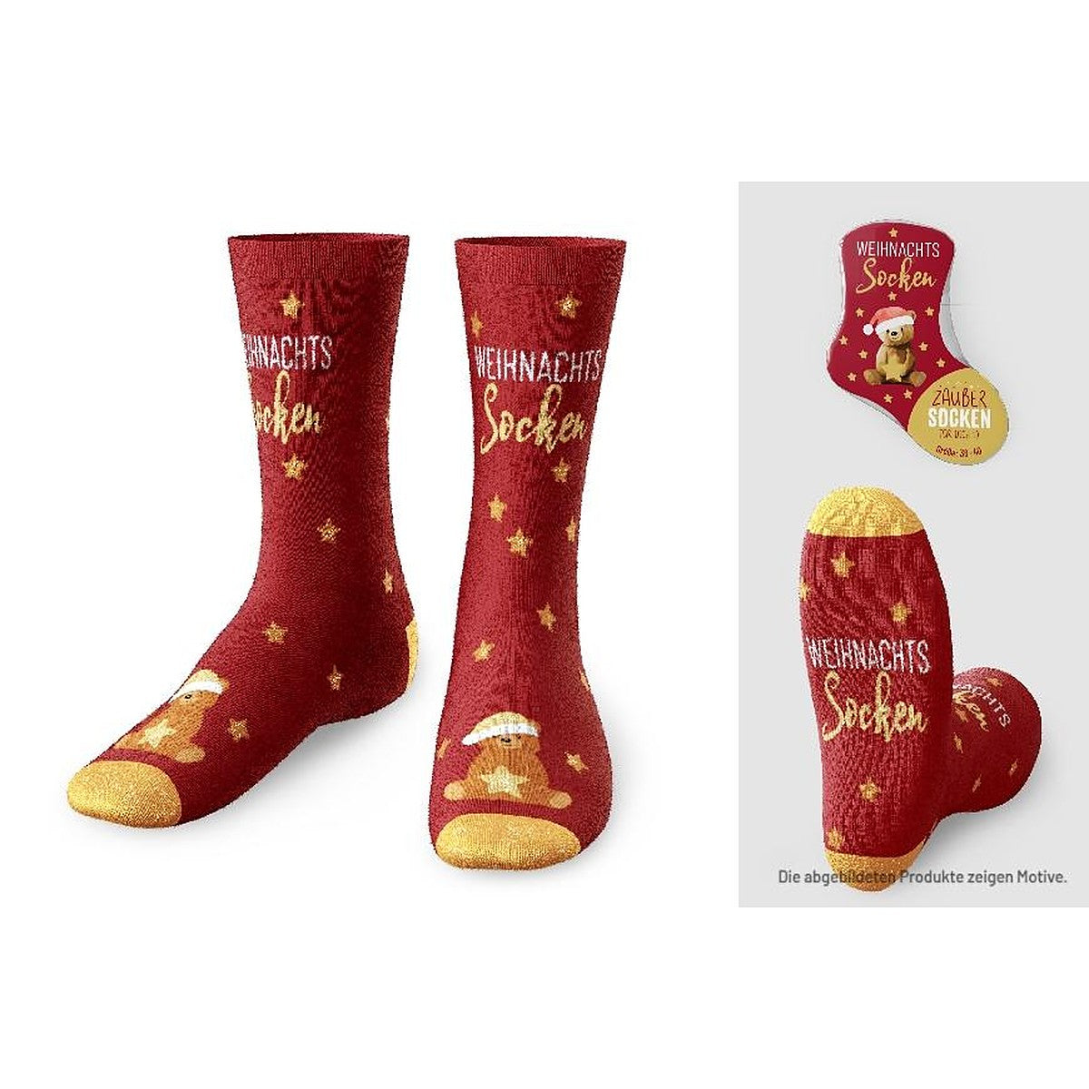 Zaubersocken Gr.36-40 Bär – Zaubersocken von la vida