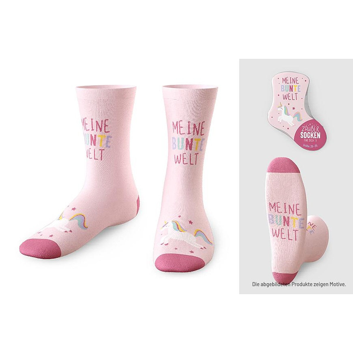 Zaubersocken Gr.29-35 Einhorn – Zaubersocken von la vida