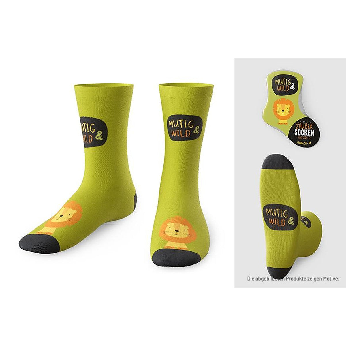 Zaubersocken Gr.29-35 Löwe – Zaubersocken von la vida