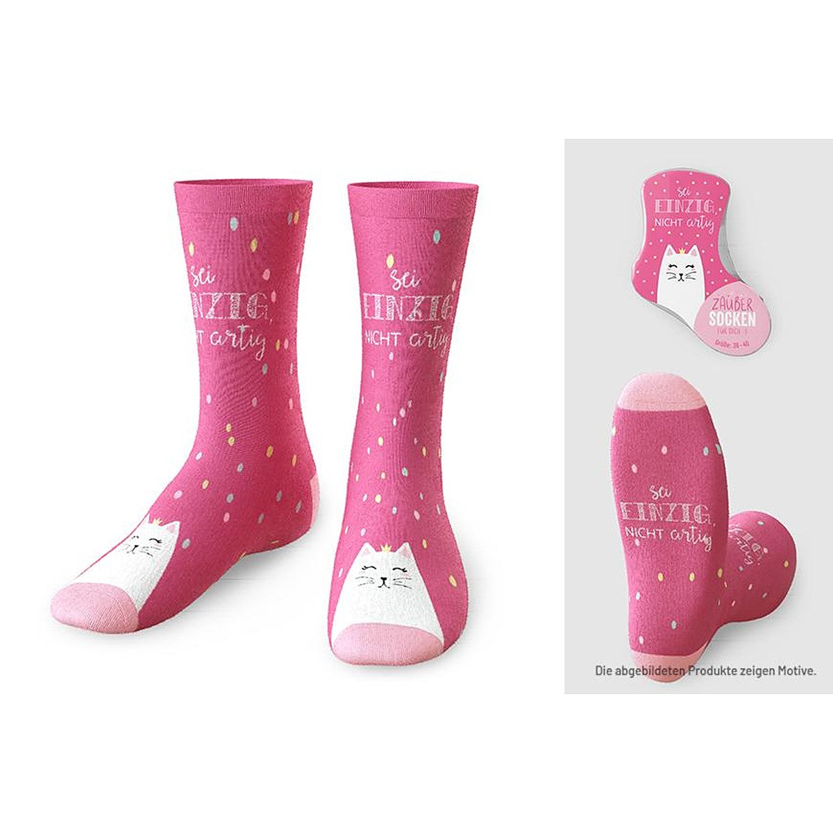 Zaubersocken Gr.36-40 Katze – Zaubersocken von la vida