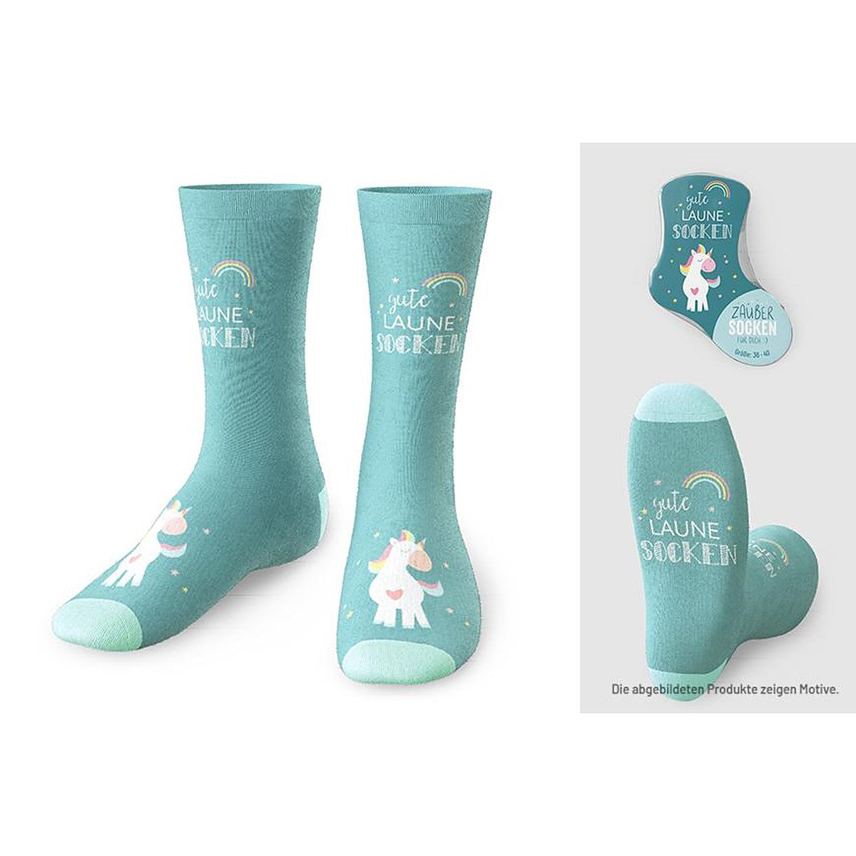 Zaubersocken Gr.36-40 Unicorn – Zaubersocken von la vida