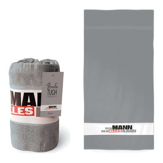 Badetuch 70x140 Mann kann – Badetuch von la vida