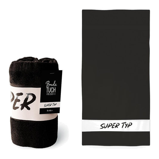 Badetuch 70x140 Supertyp – Badetuch von la vida