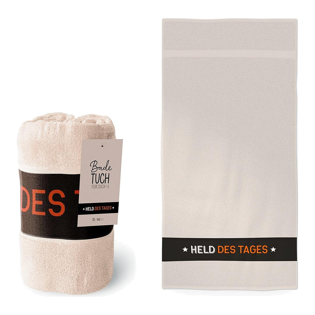 Badetuch 70x140 Held – Badetuch von la vida