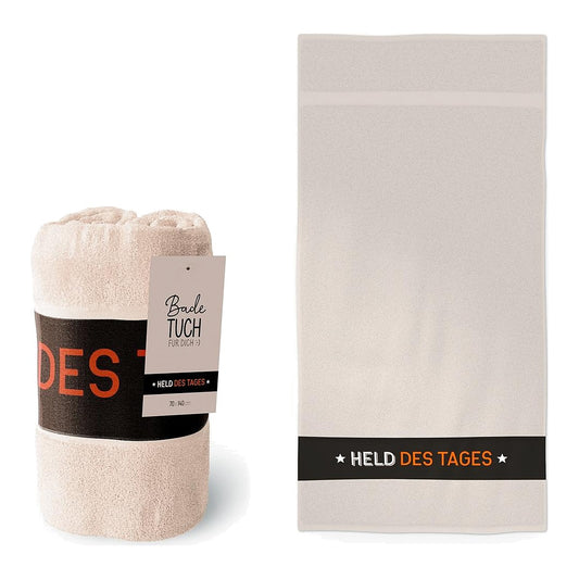 Badetuch 70x140 Held – Badetuch von la vida