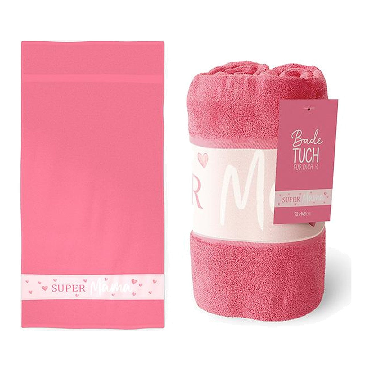Badetuch 70x140 Supermama – Badetuch von la vida