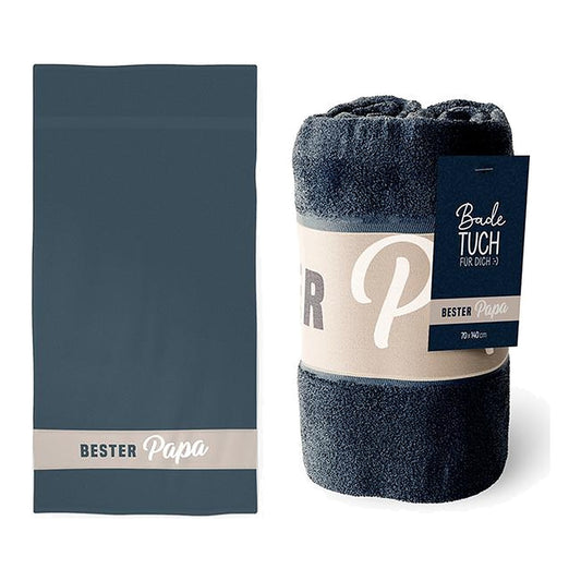 Badetuch 70x140 Bester Papa – Badetuch von la vida