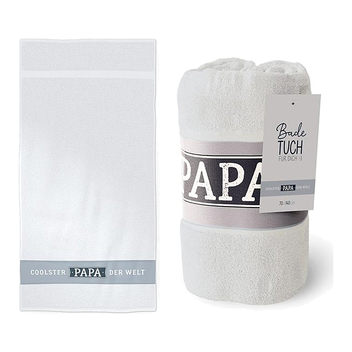 Badetuch 70x140 Coolster Papa – Badetuch von la vida