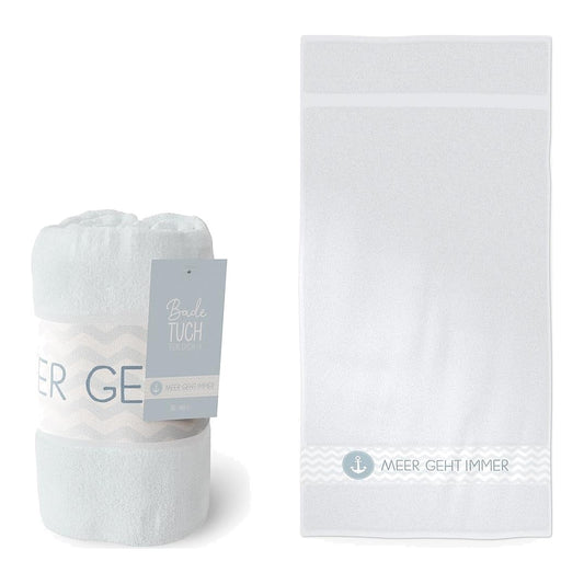 Badetuch 70x140 Meer immer – Badetuch von la vida