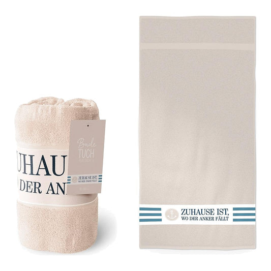 Badetuch 70x140 Anker – Badetuch von la vida