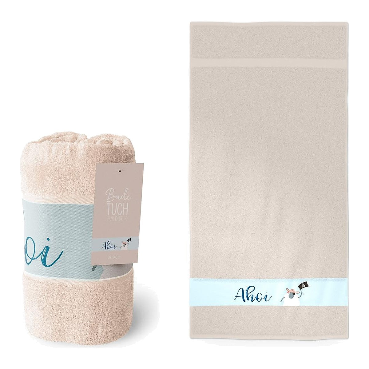 Badetuch 70x140 Schaf – Badetuch von la vida