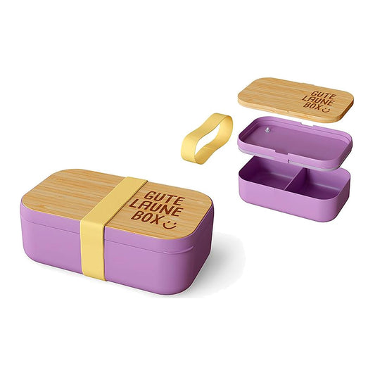 Brotdose 19x12H7 Violett – Brotdose von la vida