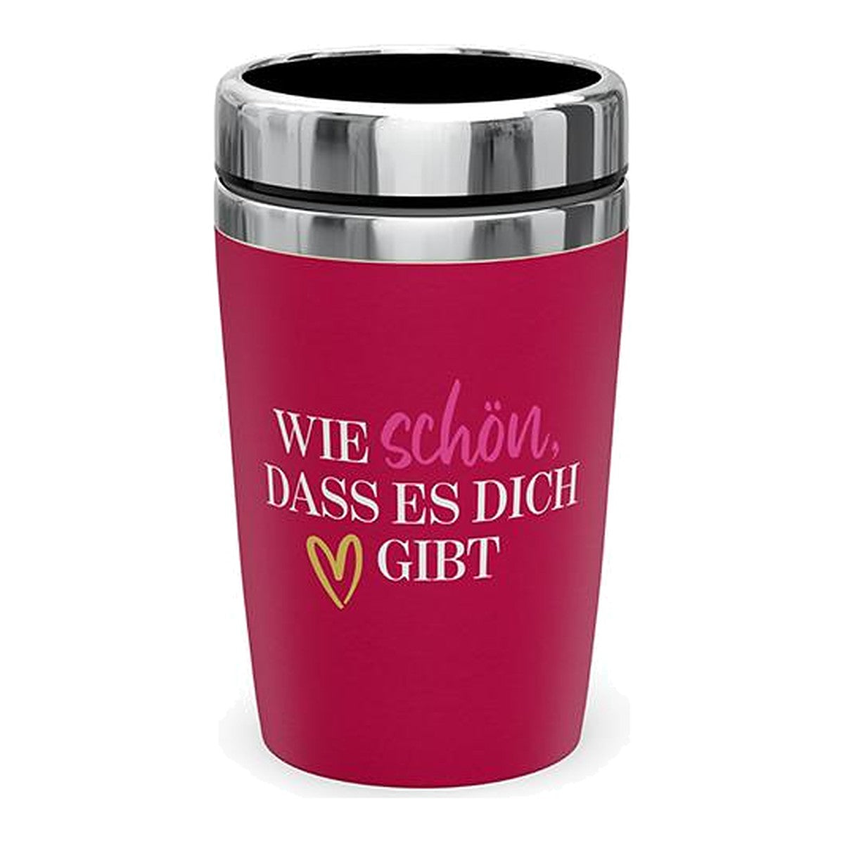 Becher to go 240ml Herz – Becher von la vida