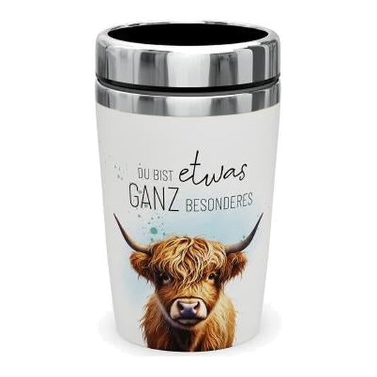 Becher to go 240ml Rind – Becher von la vida