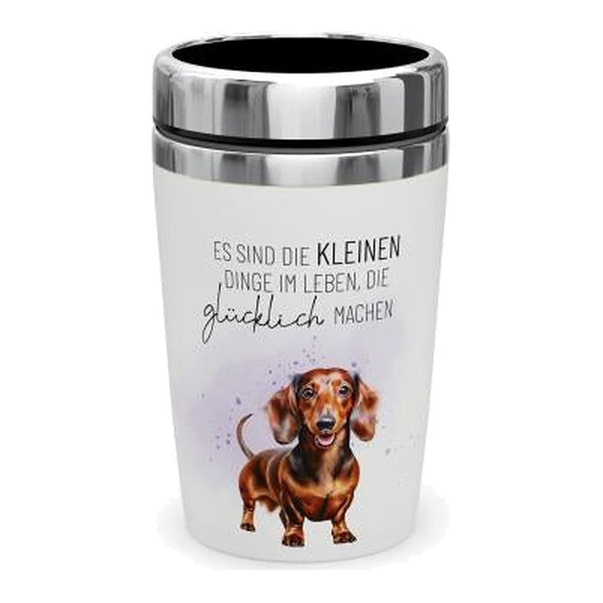 Becher to go 240ml Dackel – Becher von la vida